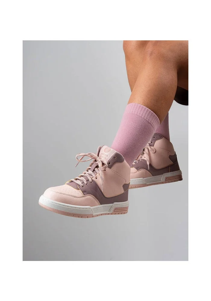 Bacca Bucci BABY PINK ETHEREA Pop High-Top Sneakers for Women | Best Price UAE